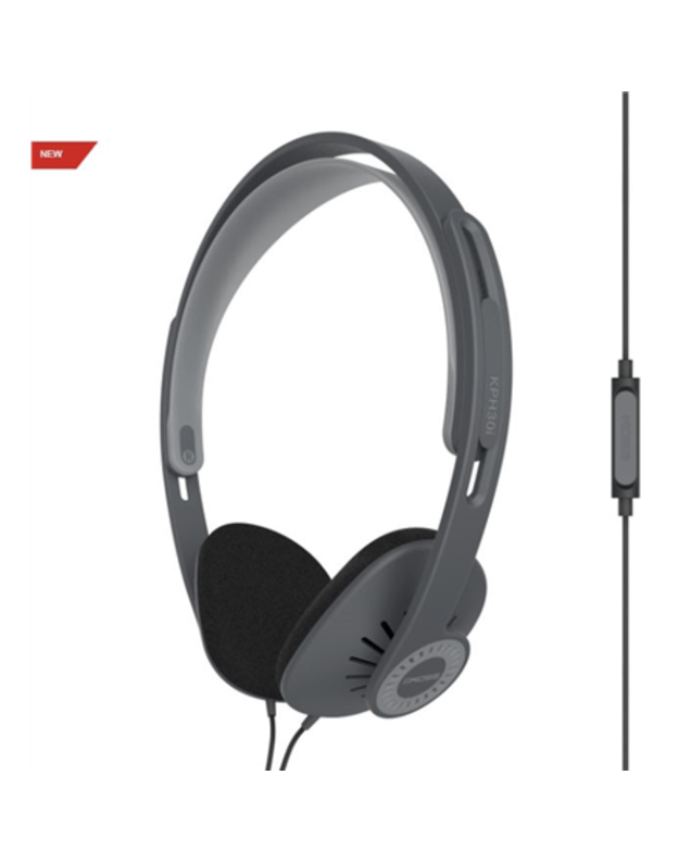 Koss | Headphones | KPH30iK | Wired | On-Ear | Microphone | Black