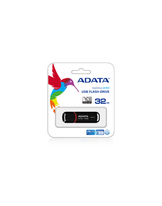 ADATA | UV150 | 32 GB | USB 3.0 | Black