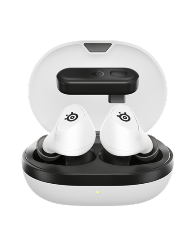 SteelSeries | Wireless Gaming Earbuds | Arctis GameBuds | Bluetooth | In-Ear | Microphone | Wireless | White