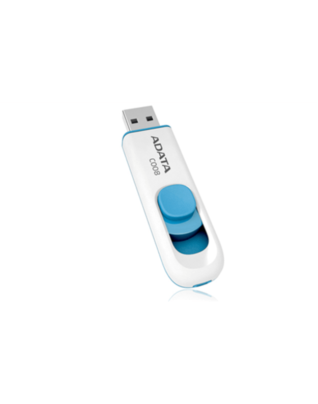 ADATA | C008 | 64 GB | USB 2.0 | White/Blue