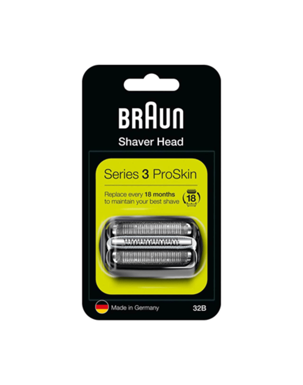 Braun 32B Shaver Replacement Head for Series 3, Black Braun