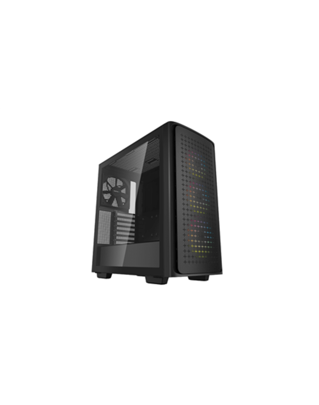 Deepcool MID TOWER CASE CK560 Side window Black Mid-Tower Power supply included No