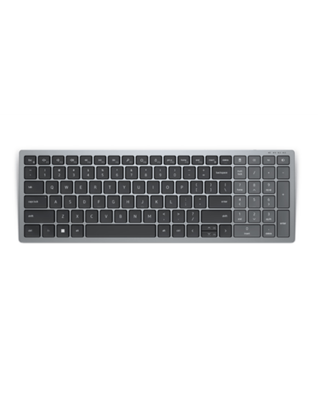 Dell | Keyboard | KB740 | Keyboard | Wireless | US | m | Titan Gray | 2.4 GHz, Bluetooth 5.0 | 506 g