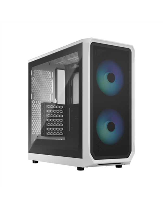 Fractal Design | Focus 2 | Side window | RGB White TG Clear Tint | Midi Tower | Power supply included No | ATX