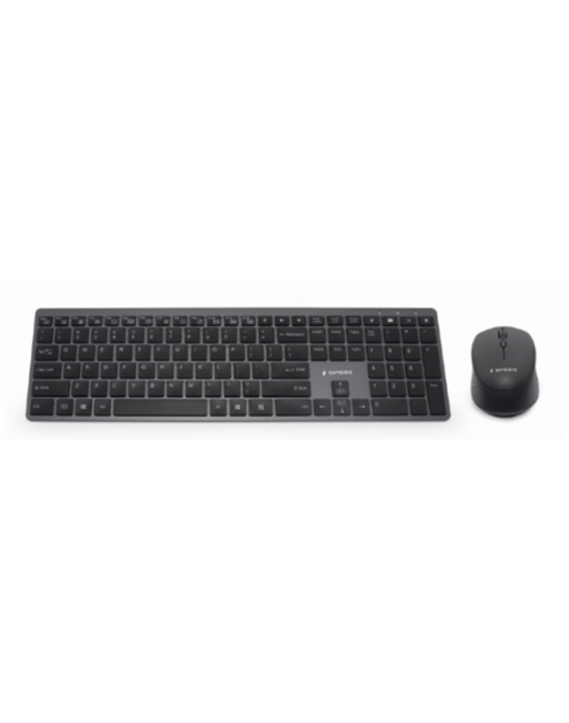 Gembird | Backlight Pro Business Slim wireless desktop set | KBS-ECLIPSE-M500 | Keyboard and Mouse Set | Wireless | Mouse included | US | Black | g