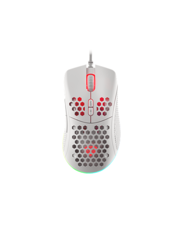 Genesis | Gaming Mouse | Wired | Krypton 555 | Optical | Gaming Mouse | USB 2.0 | White | Yes