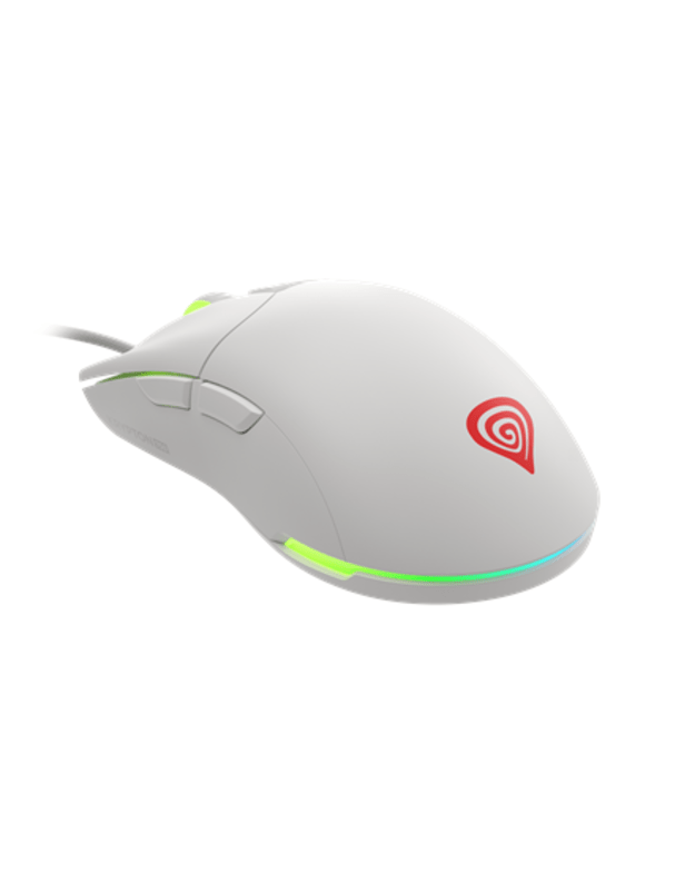 Genesis | Ultralight Gaming Mouse | Wired | Krypton 750 | Optical | Gaming Mouse | USB 2.0 | White | Yes