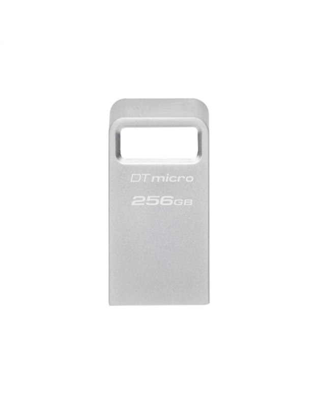 Kingston | USB 3.2 Flash Drive | DataTraveler micro | 256 GB | USB 3.2 | Silver