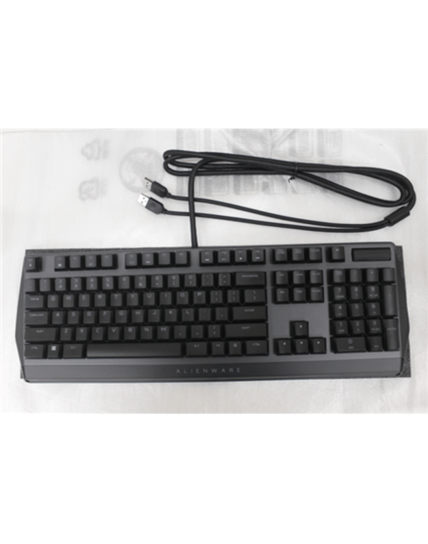 SALE OUT. Dell Alienware Gaming Keyboard AW510K English Numeric keypad Wired Mechanical Gaming Keyboard RGB LED light EN USB USED AS DEMO, FEW SCRATCHES